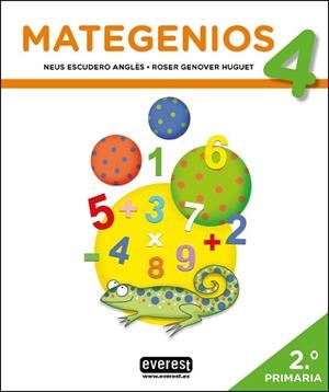 MATEGENIOS 4 | 9788428343756 | ESCUDERO ANGLÈS,NEUS/GENOVER HUGUET,ROSER | Llibreria Geli - Llibreria Online de Girona - Comprar llibres en català i castellà