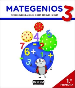 MATEGENIOS 3 | 9788428343749 | ESCUDERO ANGLÈS,NEUS/GENOVER HUGUET,ROSER | Llibreria Geli - Llibreria Online de Girona - Comprar llibres en català i castellà