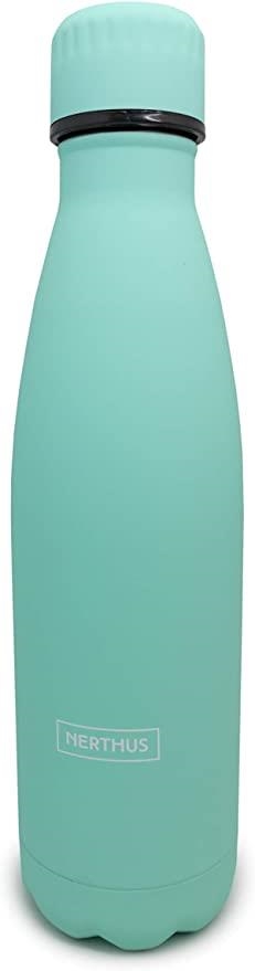 BOTELLA TERMO INOX 500 ML TURQUESA | 8425402417645 | Libreria Geli - Librería Online de Girona - Comprar libros en catalán y castellano