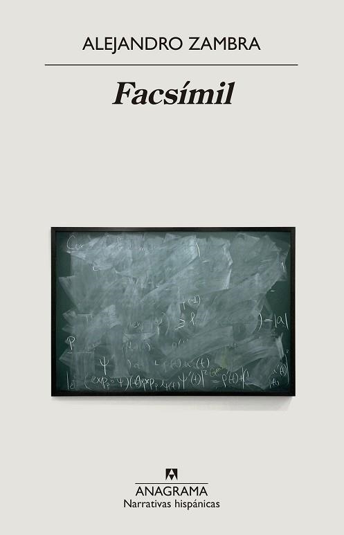 FACSÍMIL | 9788433999122 | ZAMBRA,ALEJANDRO | Libreria Geli - Librería Online de Girona - Comprar libros en catalán y castellano