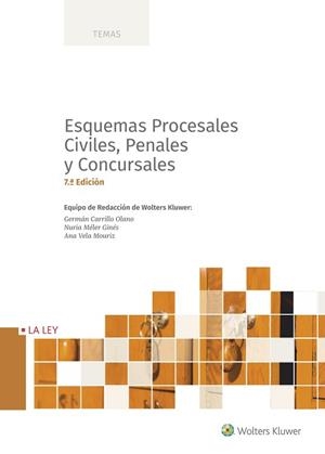 ESQUEMAS PROCESALES CIVILES, PENALES Y CONCURSALES (7.ª EDICIÓN) | 9788418349768 | REDACCIÓN WOLTERS KLUWER | Llibreria Geli - Llibreria Online de Girona - Comprar llibres en català i castellà