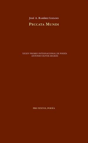 PECCATA MUNDI | 9788418178641 | RAMÍREZ LOZANO,JOSÉ A. | Libreria Geli - Librería Online de Girona - Comprar libros en catalán y castellano