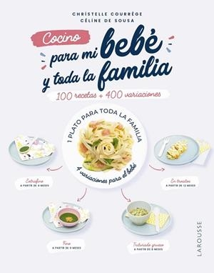 COCINO PARA MI BEBÉ Y TODA LA FAMILIA | 9788418100826 | COURRÈGE,CHRISTELLE/DE SOUSA,CÉLINA | Llibreria Geli - Llibreria Online de Girona - Comprar llibres en català i castellà