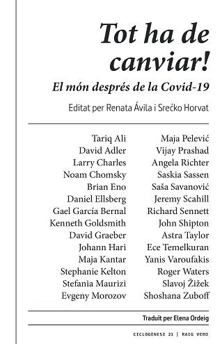 TOT HA DE CANVIAR!EL MÓN DESPRÉS DE LA COVID-19 | 9788417925581 | A.A.D.D. | Libreria Geli - Librería Online de Girona - Comprar libros en catalán y castellano
