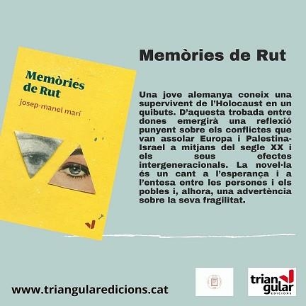 MEMÒRIES DE RUT | 9788412294613 | MARÍ,JOSEP-MANEL | Libreria Geli - Librería Online de Girona - Comprar libros en catalán y castellano