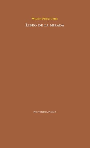 LIBRO DE LA MIRADA | 9788418178108 | PÉREZ URIBE,WILSON | Libreria Geli - Librería Online de Girona - Comprar libros en catalán y castellano