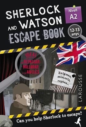 SHERLOCK & WATSON.ESCAPE BOOK PER REPASSAR ANGLÈS. 12-13 ANYS | 9788418473333 | SAINT-MARTIN,GILLES | Llibreria Geli - Llibreria Online de Girona - Comprar llibres en català i castellà