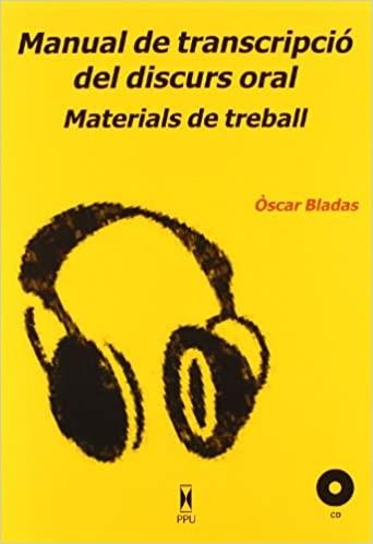 MANUAL DE TRANSCRIPCIO DEL DISCURS ORAL.MATERIALS DE TREBALL | 9788447710577 | OSCAR BLADAS,MARTI | Libreria Geli - Librería Online de Girona - Comprar libros en catalán y castellano