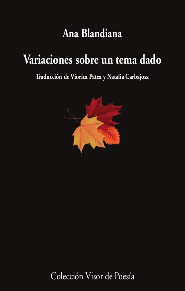 VARIACIONES SOBRE UN TEMA DADO | 9788498954333 | BLANDIANA,ANA | Libreria Geli - Librería Online de Girona - Comprar libros en catalán y castellano