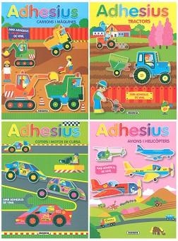 JUGUEM I CONSTRUÏM AMB ADHESIUS DE VINIL (4 TITOLS) | 9788467776379 | BUSQUETS, JORDI | Libreria Geli - Librería Online de Girona - Comprar libros en catalán y castellano