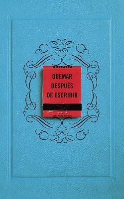 QUEMAR DESPUÉS DE ESCRIBIR | 9788491295938 | JONES,SHARON | Libreria Geli - Librería Online de Girona - Comprar libros en catalán y castellano