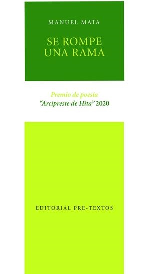SE ROMPE UNA RAMA | 9788418178856 | MATA,MANUEL | Llibreria Geli - Llibreria Online de Girona - Comprar llibres en català i castellà