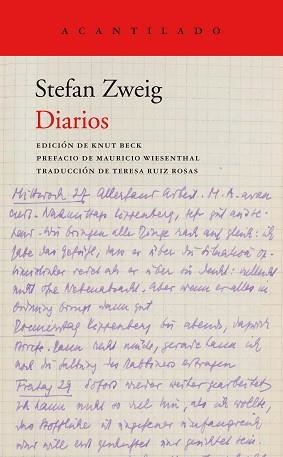 DIARIOS | 9788418370298 | ZWEIG,STEFAN | Libreria Geli - Librería Online de Girona - Comprar libros en catalán y castellano