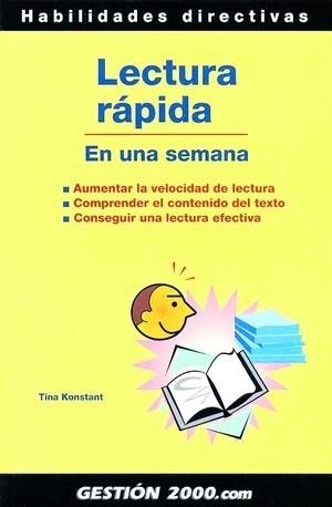 LECTURA RAPIDA.EN UNA SEMANA | 9788480889872 | KONSTANT,TINA | Llibreria Geli - Llibreria Online de Girona - Comprar llibres en català i castellà