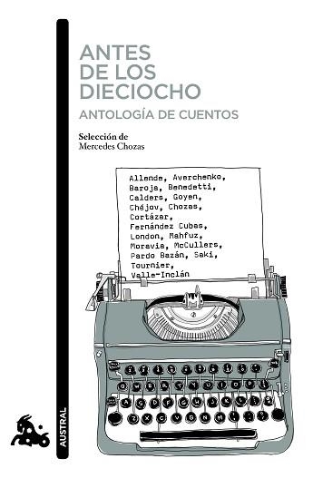 ANTES DE LOS DIECIOCHO.ANTOLOGÍA DE CUENTOS | 9788408244394 | V.V.A.A. | Libreria Geli - Librería Online de Girona - Comprar libros en catalán y castellano