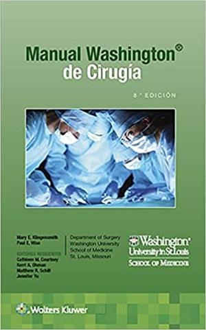 MANUAL WASHINGTON DE CIRUGÍA(8ª EDICIÓN 2021) | 9788418257544 | Llibreria Geli - Llibreria Online de Girona - Comprar llibres en català i castellà