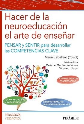 HACER DE LA NEUROEDUCACIÓN EL ARTE DE ENSEÑAR.PENSAR Y SENTIR PARA DESARROLLAR LAS COMPETENCIAS CLAVE | 9788436844689 | CABALLERO,MARÍA/GARCÍA CABRERA,MARÍA DEL MAR/LLORENT,VICENTE J. | Libreria Geli - Librería Online de Girona - Comprar libros en catalán y castellano