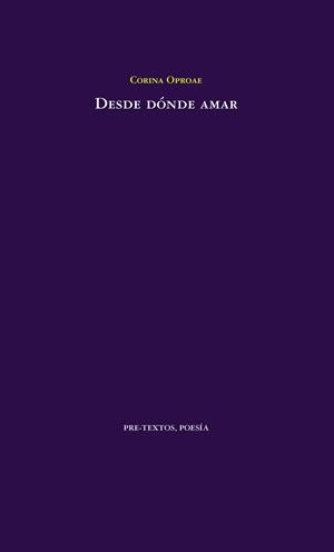 DESDE DÓNDE AMAR | 9788418935053 | OPROAE,CORINA | Llibreria Geli - Llibreria Online de Girona - Comprar llibres en català i castellà