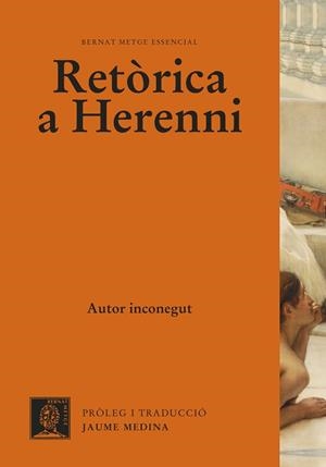 RETÒRICA A HERENNI | 9788498593730 | ANÒNIM | Libreria Geli - Librería Online de Girona - Comprar libros en catalán y castellano