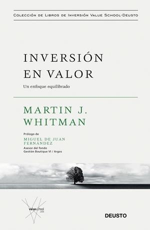 INVERSIÓN EN VALOR.UN ENFOQUE EQUILIBRADO | 9788423432868 | WHITMAN,MARTIN J. | Libreria Geli - Librería Online de Girona - Comprar libros en catalán y castellano
