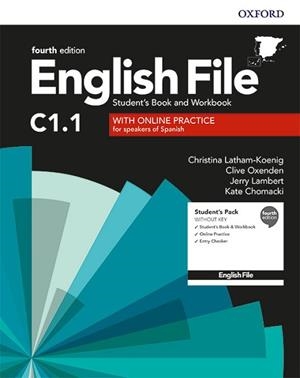 ENGLISH FILE 4TH EDITION C1.1( STUDENT'S BOOK AND WORKBOOK WITHOUT KEY PACK) | 9780194037914 | VARIOS AUTORES | Libreria Geli - Librería Online de Girona - Comprar libros en catalán y castellano