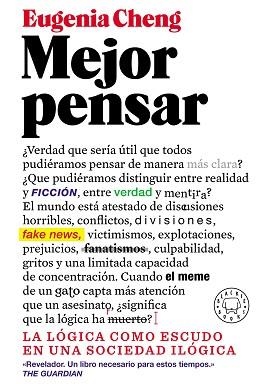 MEJOR PENSAR | 9788418733451 | CHENG,EUGENIA | Libreria Geli - Librería Online de Girona - Comprar libros en catalán y castellano