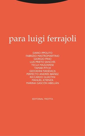 PARA LUIGI FERRAJOLI | 9788413640259 | A.A.D.D. | Llibreria Geli - Llibreria Online de Girona - Comprar llibres en català i castellà