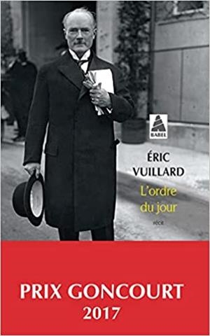 L'ORDRE DU JOUR | 9782330153045 | VUILLARD,ERIC | Libreria Geli - Librería Online de Girona - Comprar libros en catalán y castellano