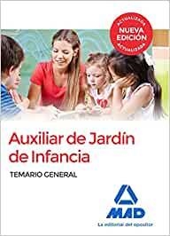 AUXILIAR DE JARDÍN DE INFANCIA(TEMARIO GENERAL) | 9788414209493 | CLAVIJO GAMERO,ROCÍO/JUNQUERA VELASCO,CARMEN ROSA | Libreria Geli - Librería Online de Girona - Comprar libros en catalán y castellano