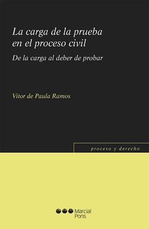 LA CARGA DE LA PRUEBA EN EL PROCESO CIVIL | 9788491239970 | RAMOS,VITOR DE PAULA | Llibreria Geli - Llibreria Online de Girona - Comprar llibres en català i castellà
