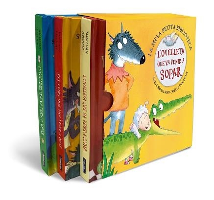 LA MEVA PETITA BIBLIOTECA DE L'OVELLETA QUE VA VENIR A SOPAR(MANS PETITONES) | 9788448858940 | SMALLMAN,STEVE/DREIDEMY,JOËLLE | Libreria Geli - Librería Online de Girona - Comprar libros en catalán y castellano