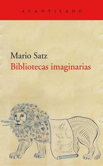 BIBLIOTECAS IMAGINARIAS | 9788418370595 | SATZ,MARIO | Llibreria Geli - Llibreria Online de Girona - Comprar llibres en català i castellà