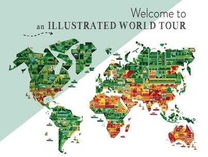 WELCOME TO AN ILLUSTRATED WORLD TOUR | 9788417557430 | Libreria Geli - Librería Online de Girona - Comprar libros en catalán y castellano
