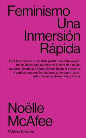 FEMINISMO.UNA INMERSIÓN RÁPIDA | 9788413478265 | MCAFEE,NOËLLE | Libreria Geli - Librería Online de Girona - Comprar libros en catalán y castellano