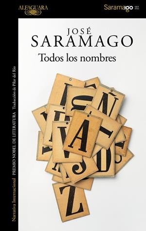 TODOS LOS NOMBRES | 9788420461779 | SARAMAGO,JOSÉ | Llibreria Geli - Llibreria Online de Girona - Comprar llibres en català i castellà