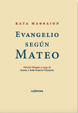 EVANGELIO SEGÚN MATEO | 9788412113693 | Llibreria Geli - Llibreria Online de Girona - Comprar llibres en català i castellà