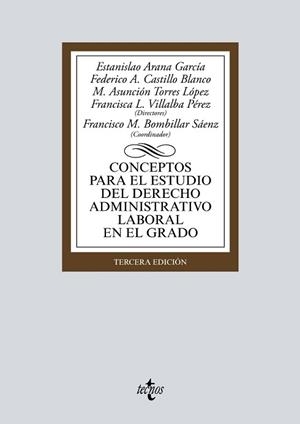 CONCEPTOS PARA EL ESTUDIO DEL DERECHO ADMINISTRATIVO LABORAL EN EL GRADO | 9788430982257 | A.A.D.D. | Libreria Geli - Librería Online de Girona - Comprar libros en catalán y castellano
