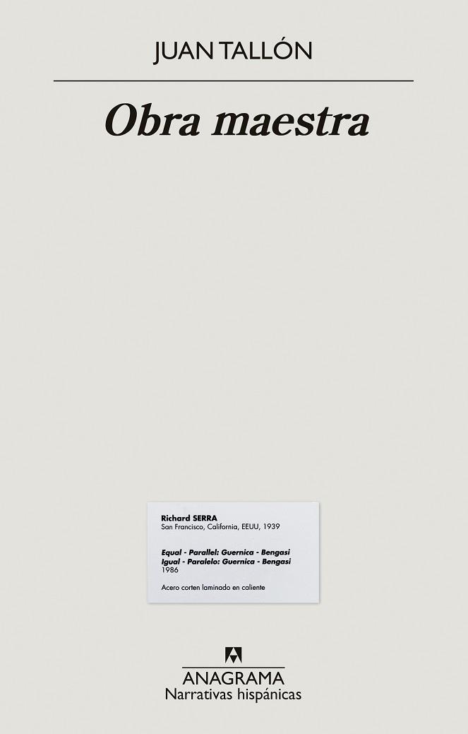 OBRA MAESTRA | 9788433999412 | TALLÓN,JUAN | Libreria Geli - Librería Online de Girona - Comprar libros en catalán y castellano