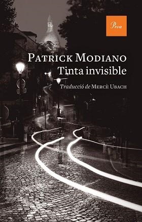 TINTA INVISIBLE(CATALÀ) | 9788475889337 | MODIANO,PATRICK | Llibreria Geli - Llibreria Online de Girona - Comprar llibres en català i castellà