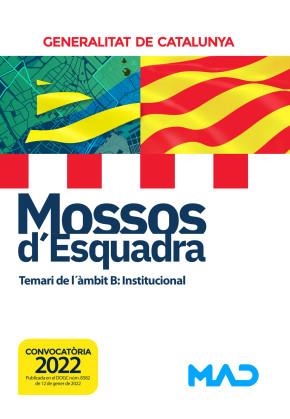 MOSSOS D'ESQUADRA(TEMARI DE L'ÀMBIT B.INSTITUCIONAL.EDICIÓ 2022) | 9788414253281 | LUJAN LOPEZ,EDUARDO/GARCIA POMAR,CONSUELO | Libreria Geli - Librería Online de Girona - Comprar libros en catalán y castellano