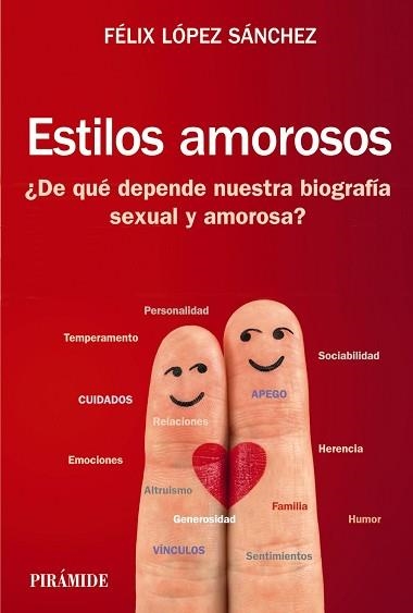 ESTILOS AMOROSOS.¿DE QUÉ DEPENDE NUESTRA BIOGRAFÍA SEXUAL Y AMOROSA? | 9788436846003 | LÓPEZ SÁNCHEZ,FÉLIX | Libreria Geli - Librería Online de Girona - Comprar libros en catalán y castellano