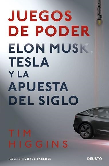 JUEGOS DE PODER.ELON MUSK,TESLA Y LA APUESTA DEL SIGLO | 9788423432240 | HIGGINS,TIM | Llibreria Geli - Llibreria Online de Girona - Comprar llibres en català i castellà