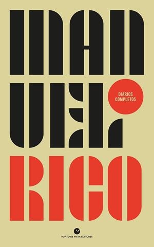 DIARIOS COMPLETOS | 9788418322242 | RICO,MANUEL | Libreria Geli - Librería Online de Girona - Comprar libros en catalán y castellano