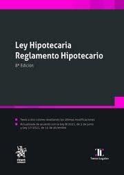 LEY HIPOTECARIA.REGLAMENTO HIPOTECARIO(8ª EDICIÓN) | 9788411301176 | Llibreria Geli - Llibreria Online de Girona - Comprar llibres en català i castellà