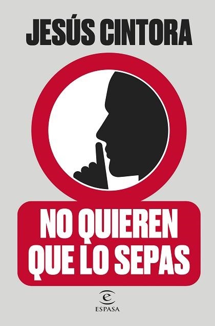 NO QUIEREN QUE LO SEPAS | 9788467065503 | CINTORA,JESÚS | Libreria Geli - Librería Online de Girona - Comprar libros en catalán y castellano