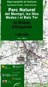 PARC NATURAL DEL MONTGRÍ,ILLES MEDES I EL BAIX TER(MAPA TOPOGRÀFIC 1:25.000) | 9788439397076 | Llibreria Geli - Llibreria Online de Girona - Comprar llibres en català i castellà