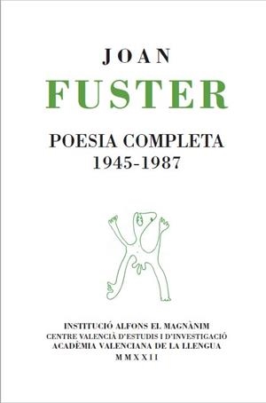 POESIA COMPLETA(1945-1987) | 9788478229178 | FUSTER,JOAN | Llibreria Geli - Llibreria Online de Girona - Comprar llibres en català i castellà