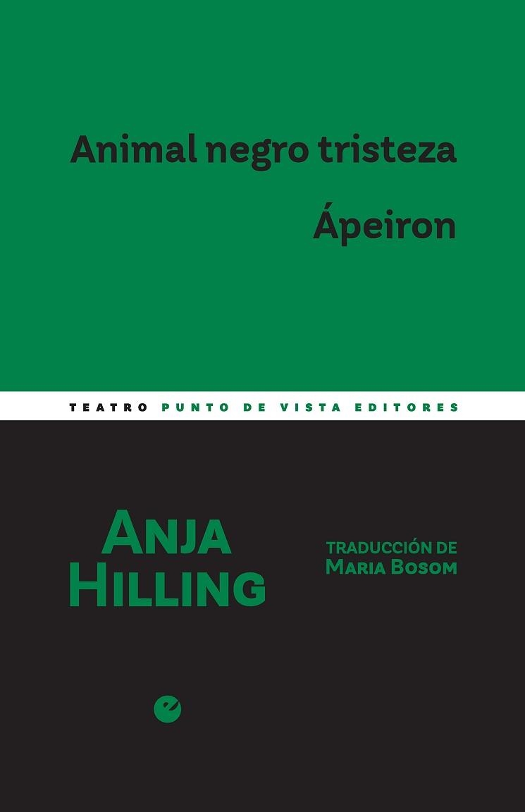 ANIMAL NEGRO TRISTEZA.ÁPEIRON | 9788418322778 | HILLING,ANJA | Libreria Geli - Librería Online de Girona - Comprar libros en catalán y castellano