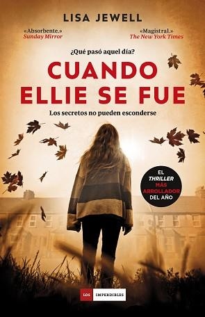 CUANDO ELLIE SE FUE | 9788418128660 | JEWELL,LISA | Llibreria Geli - Llibreria Online de Girona - Comprar llibres en català i castellà