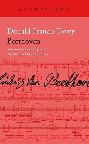 BEETHOVEN | 9788418370946 | TOVEY, DONALD FRANCIS | Llibreria Geli - Llibreria Online de Girona - Comprar llibres en català i castellà